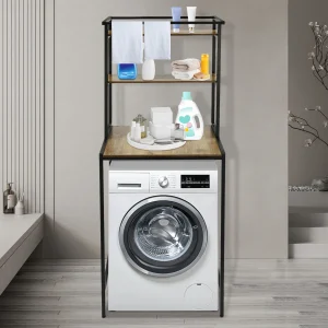Three-tiered Washer And Dryer Storage Rack