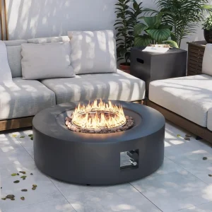 42" Outdoor Propane Round Fire Pit Table