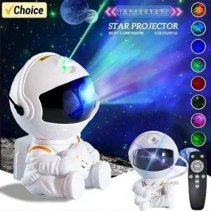Astronaut Star/Space/Galaxy Projector and Night Light, Starry Nebula Ceiling LED Lamp