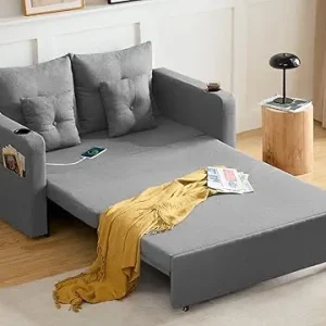 Convertible Loveseat Sleeper Sofa Bed, Full Size