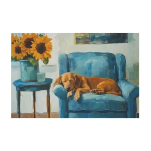Dog Canvas Wall Art