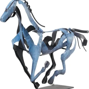 Horse Statue, Unique Metal Art Handmade Sculpture