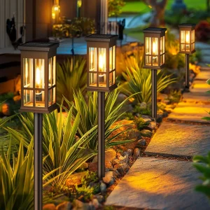 6 Pack Solar Pathway Lights