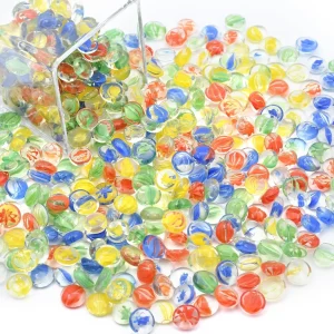 Glass Marbles, 4 Lbs – Perfect for Flat Vases, Aquariums, and Plant Décor
