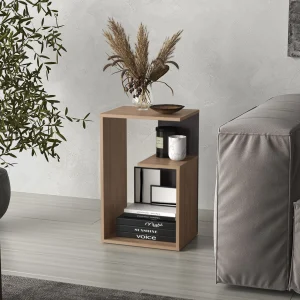 High 3-Tier Shelf Side Table
