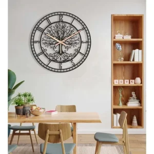 Tree of Life Metal Wall Clock